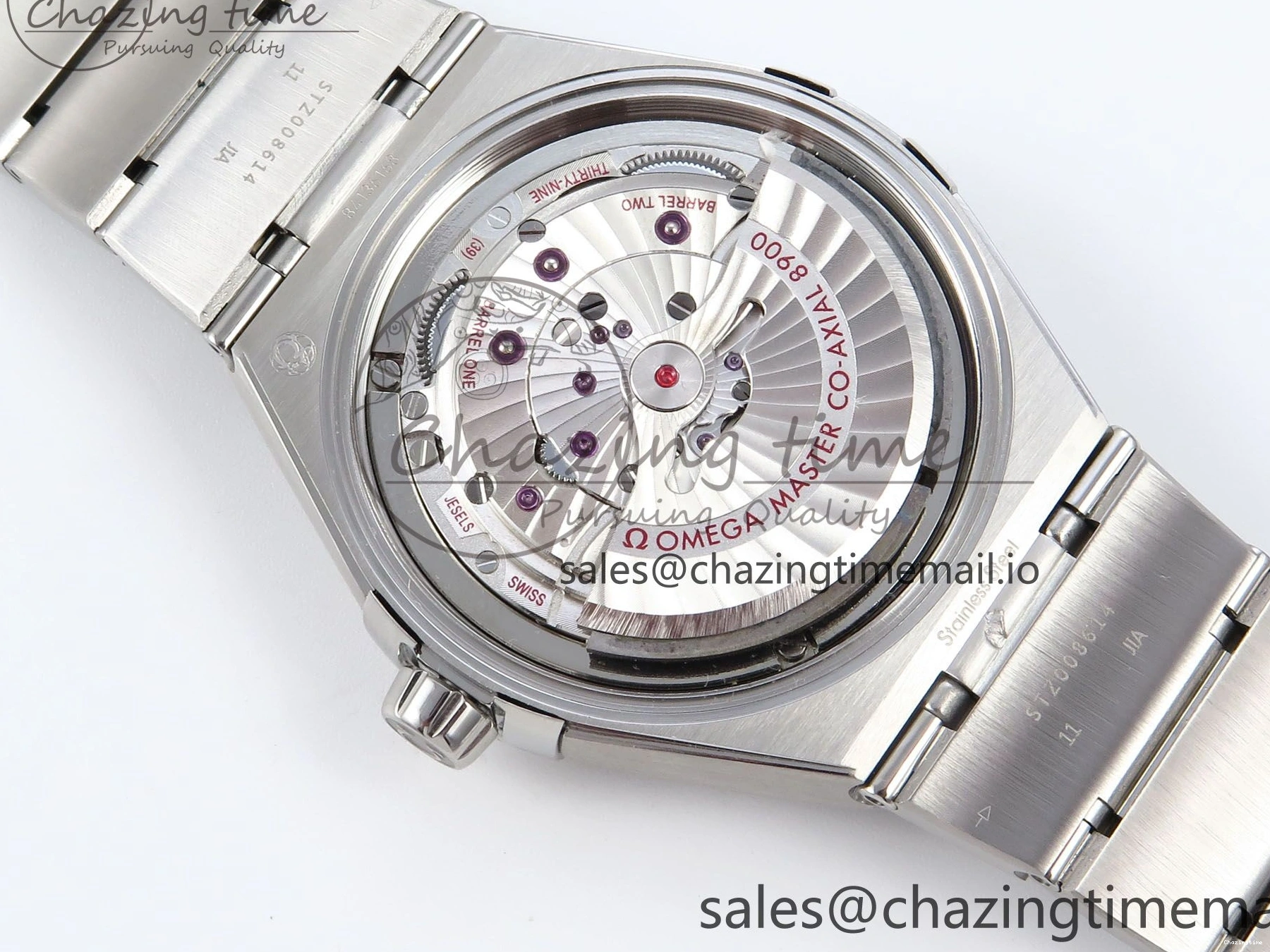 0116 Constellation 41mm SS ASWF 1:1 Best Edition Gray Dial on SS Bracelet A Breathable 7696